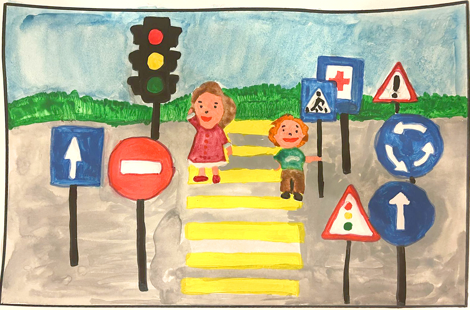 Рисование пдд средняя группа. Рисунок ПДД. Рисунок по ПДД В детском саду. ПДД рисунки для детей. Рисунок на тему правила дорожного движения.
