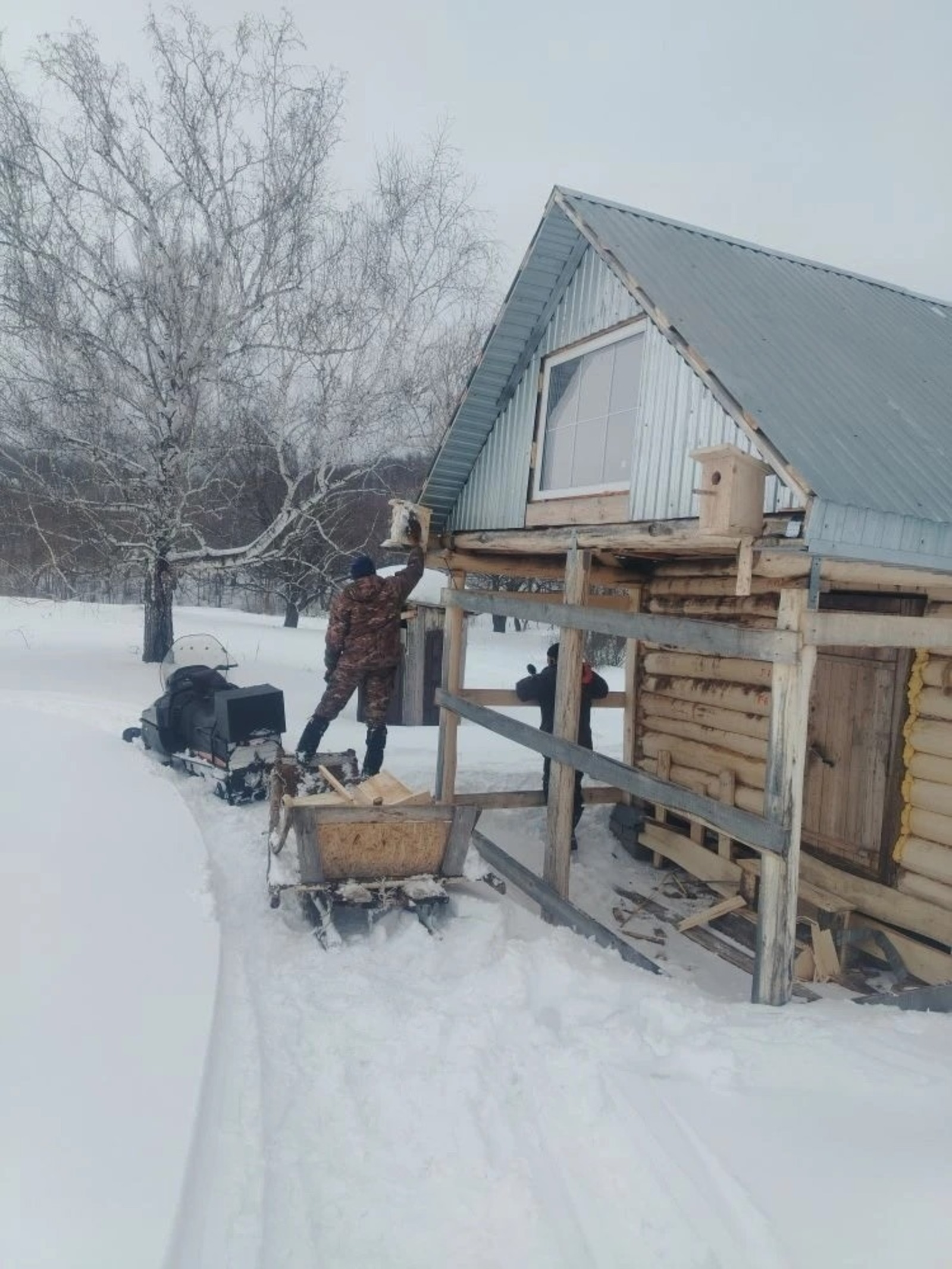В природном парке Башкирии установили скворечники для возвращающихся птиц