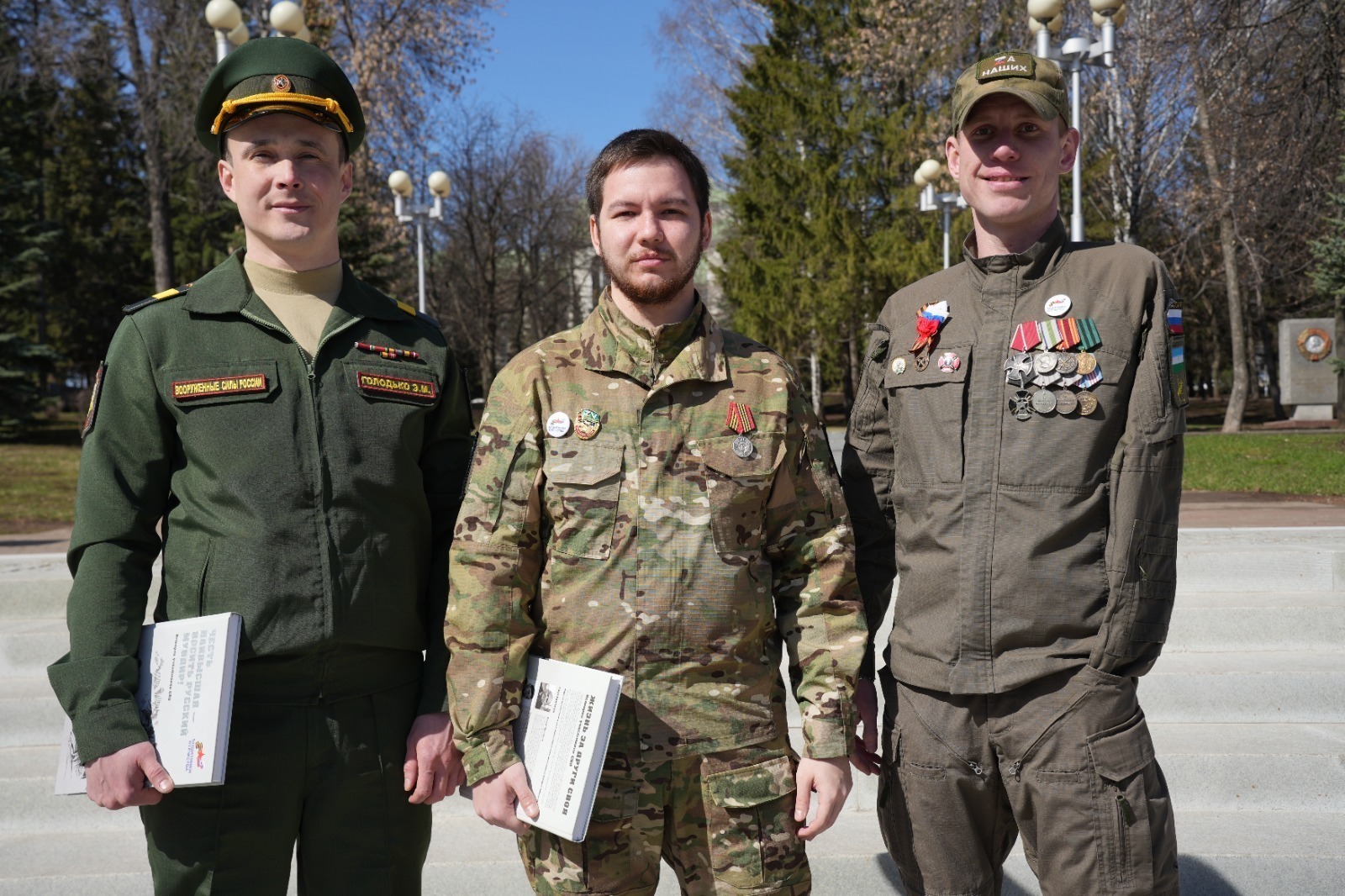 Ветераны СВО прочитали стихи ко Дню Победы