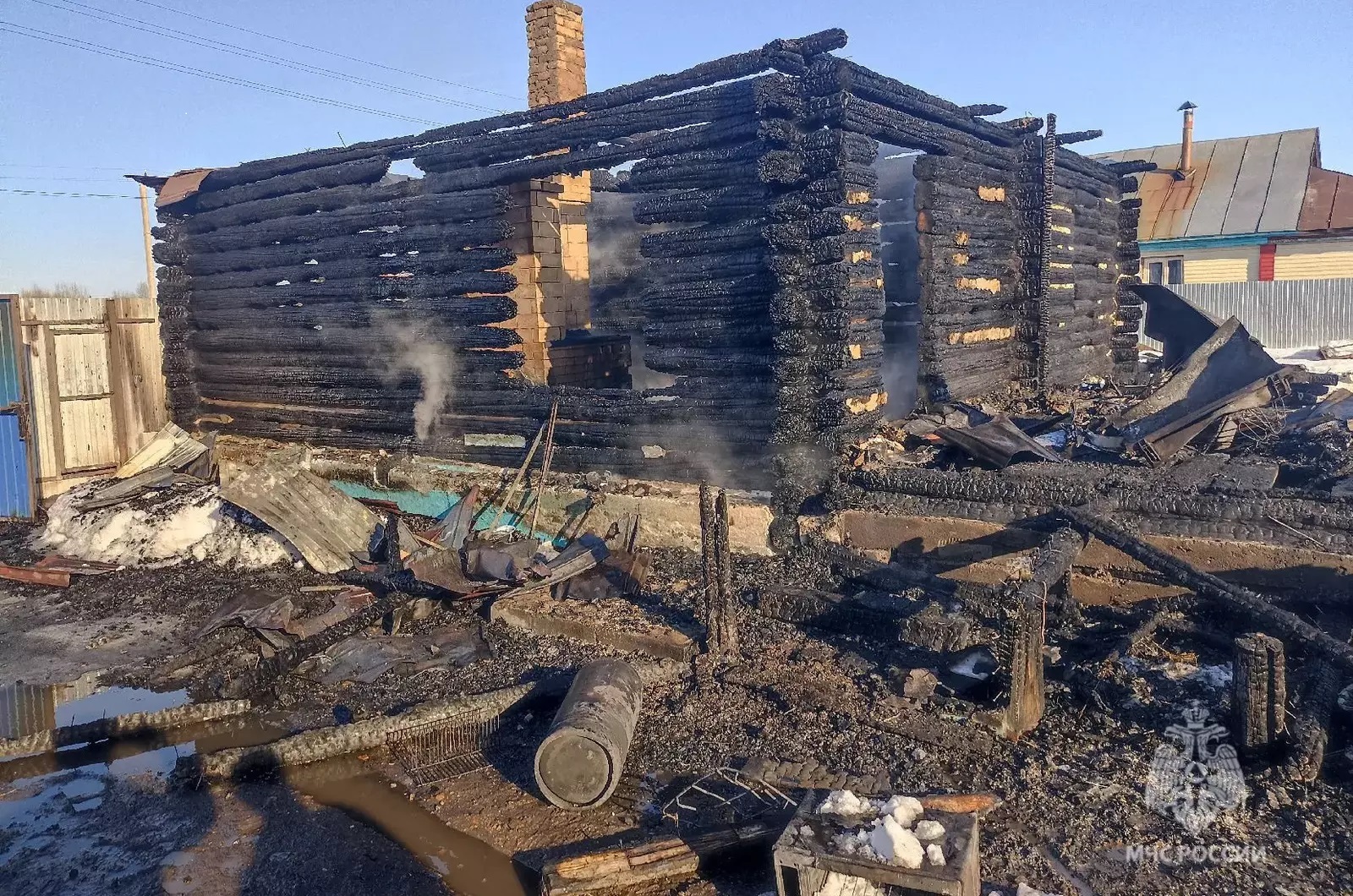 Двое погибших в пожаре в Башкирии