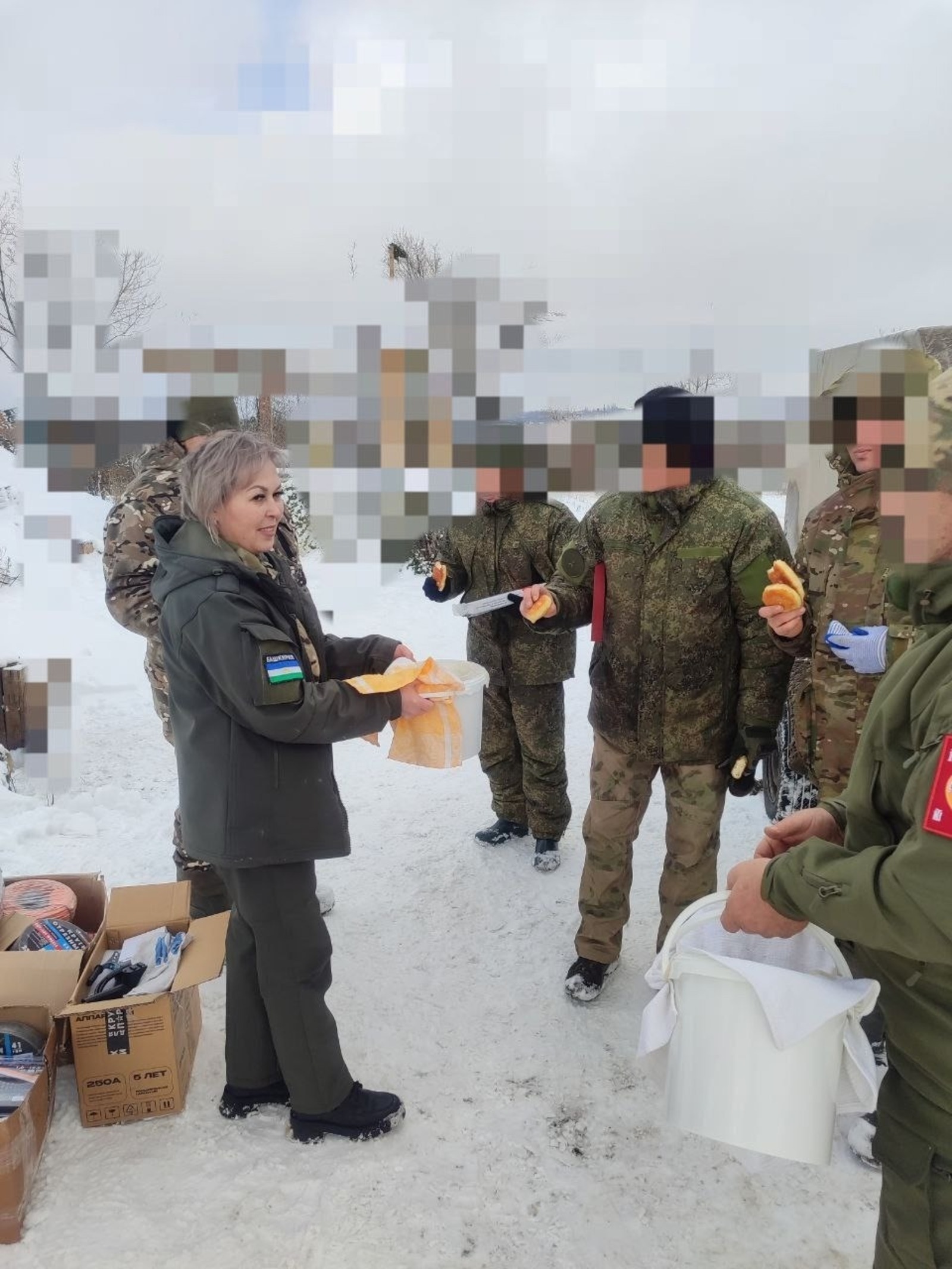 Жители Башкирии навестили своих сыновей в зоне СВО