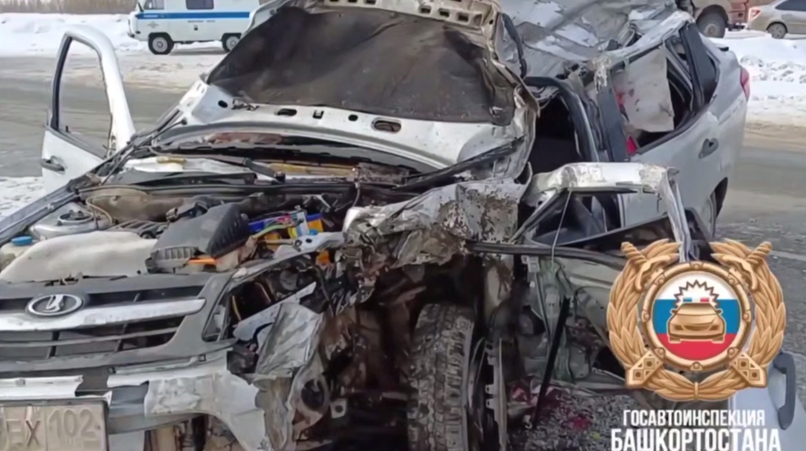 Смертельное ДТП В Башкирии: водитель погиб, двое детей и мужчина в больнице