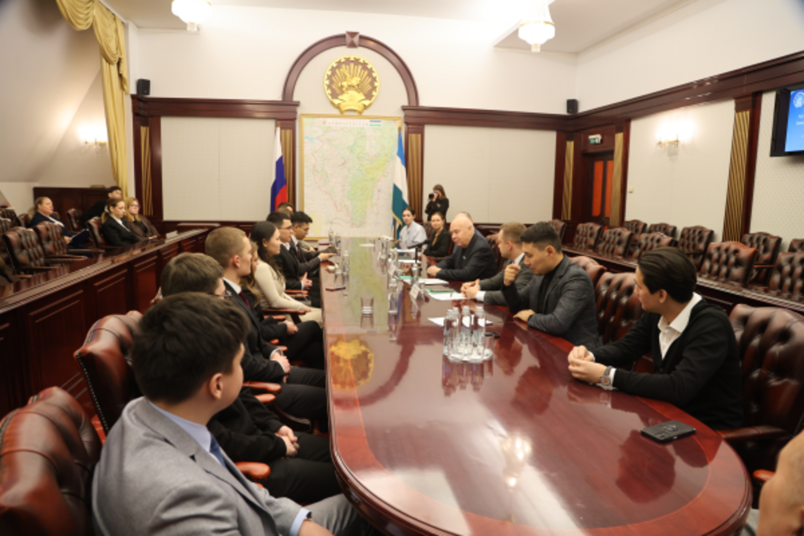 Константин Толкачёв встретился со студентами из Башкирии