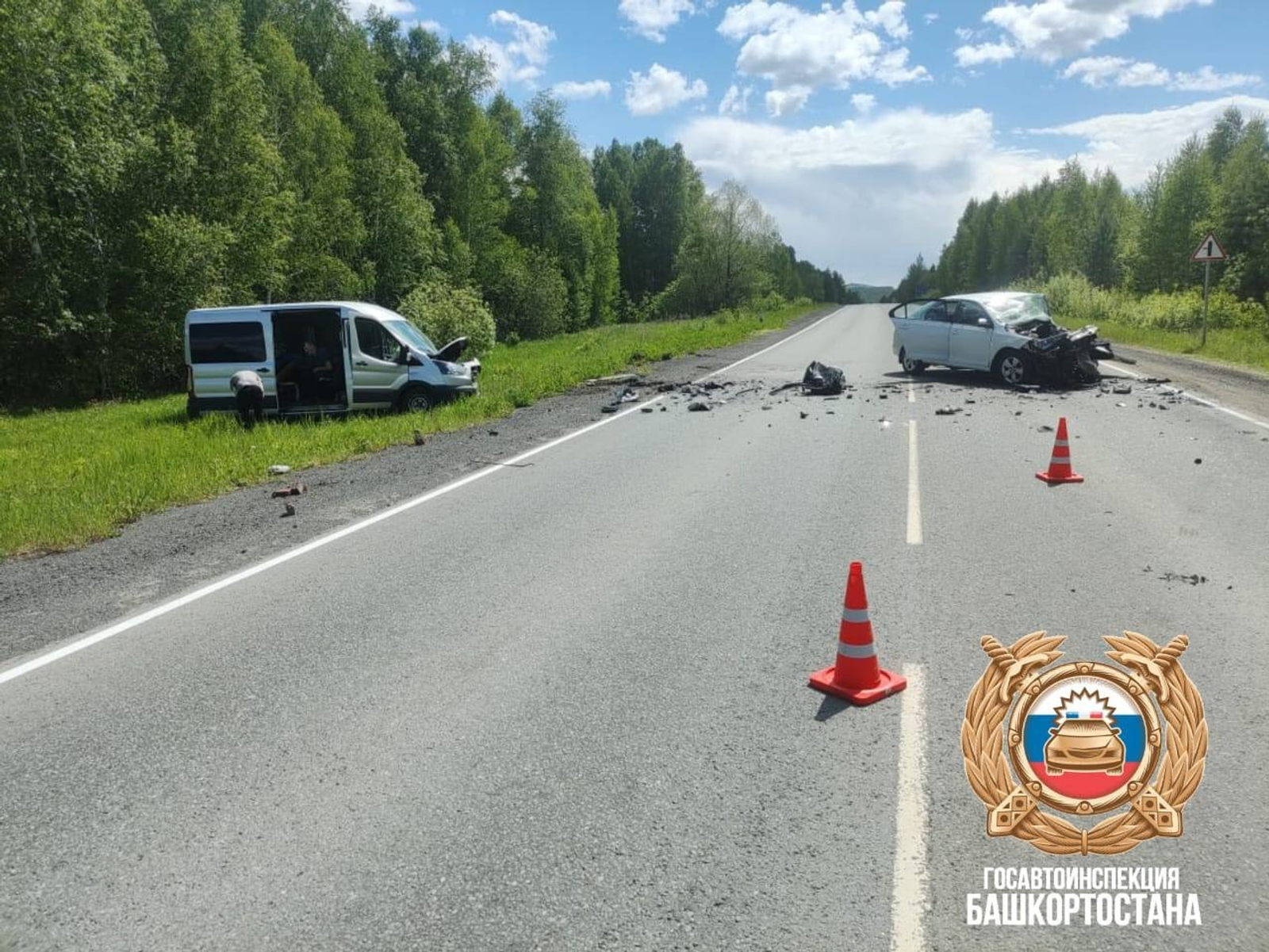 В Башкирии на трассе случилась страшная авария, есть пострадавшие