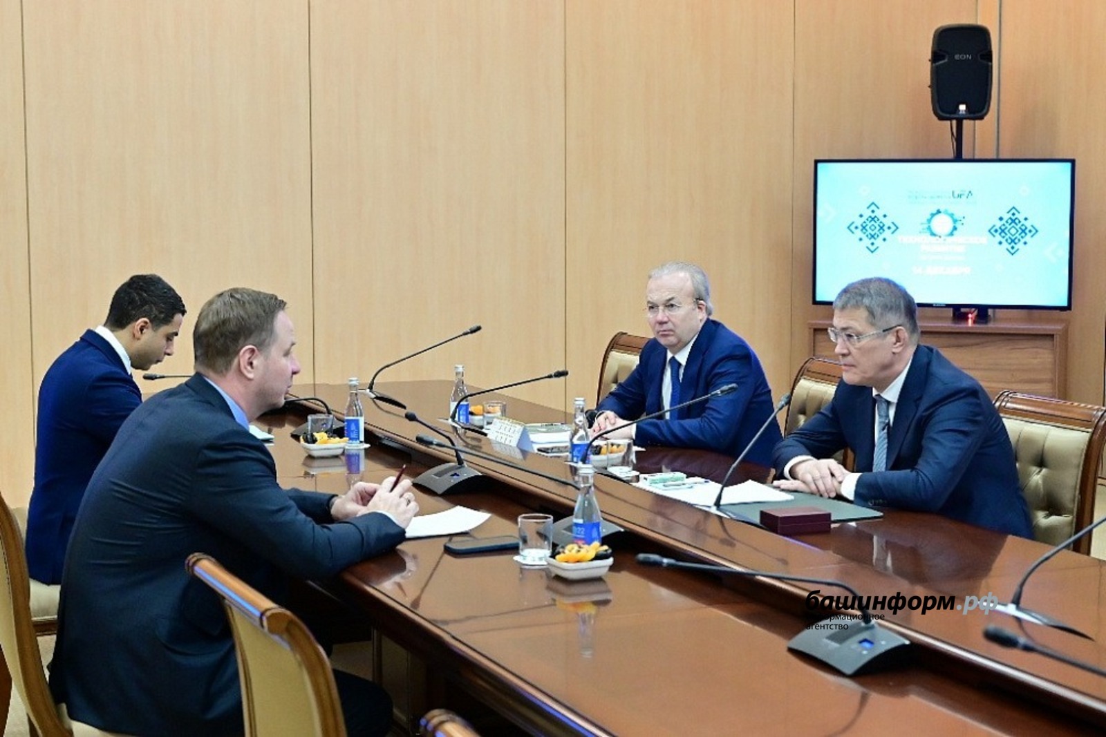 Встреча главы Республики Башкортостан Радия Хабирова с председателем Совета директоров «БСК» Андреем Пилипенко прошла продуктивно