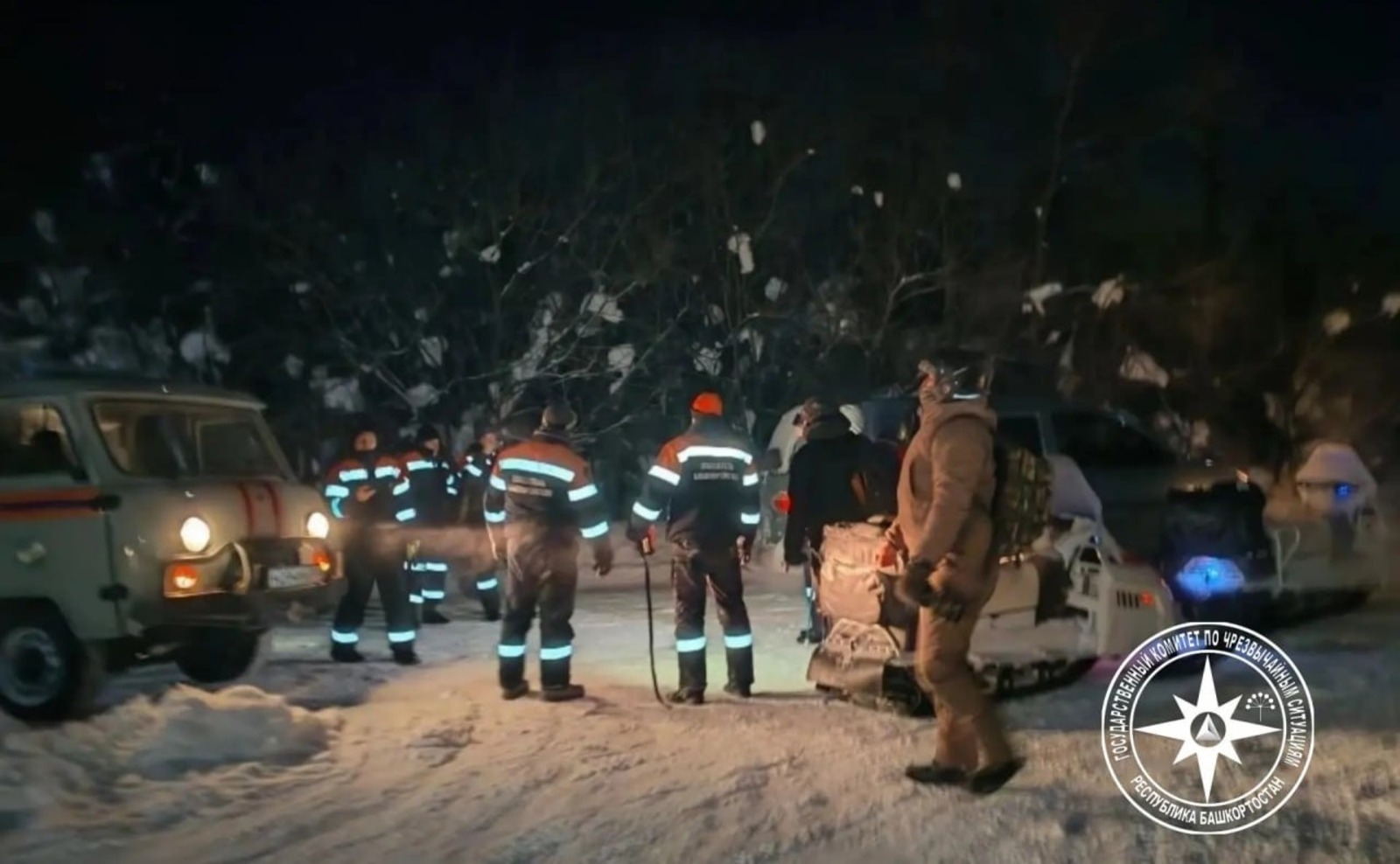 В Башкирии туристы рисковали замерзнуть в лесу