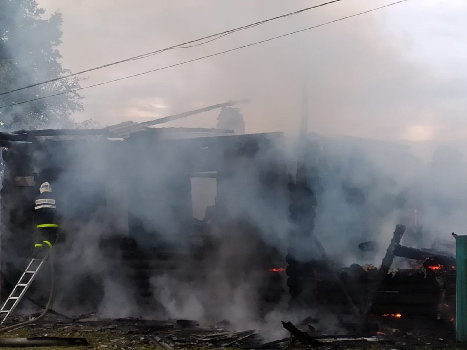 В Башкирии в пожаре погиб мужчина