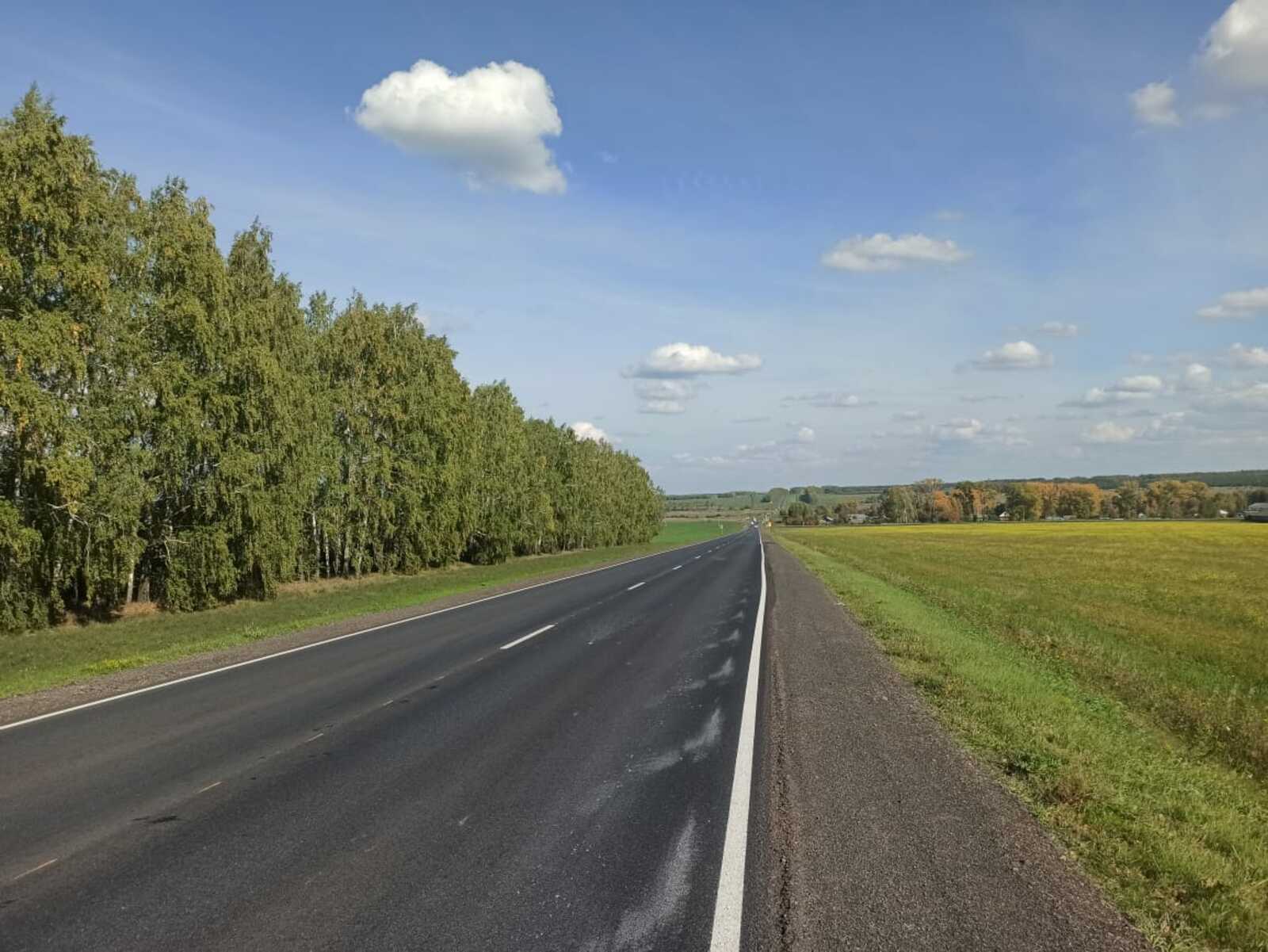 В Башкортостане отремонтировали участок дороги Нефтекамск-Янаул