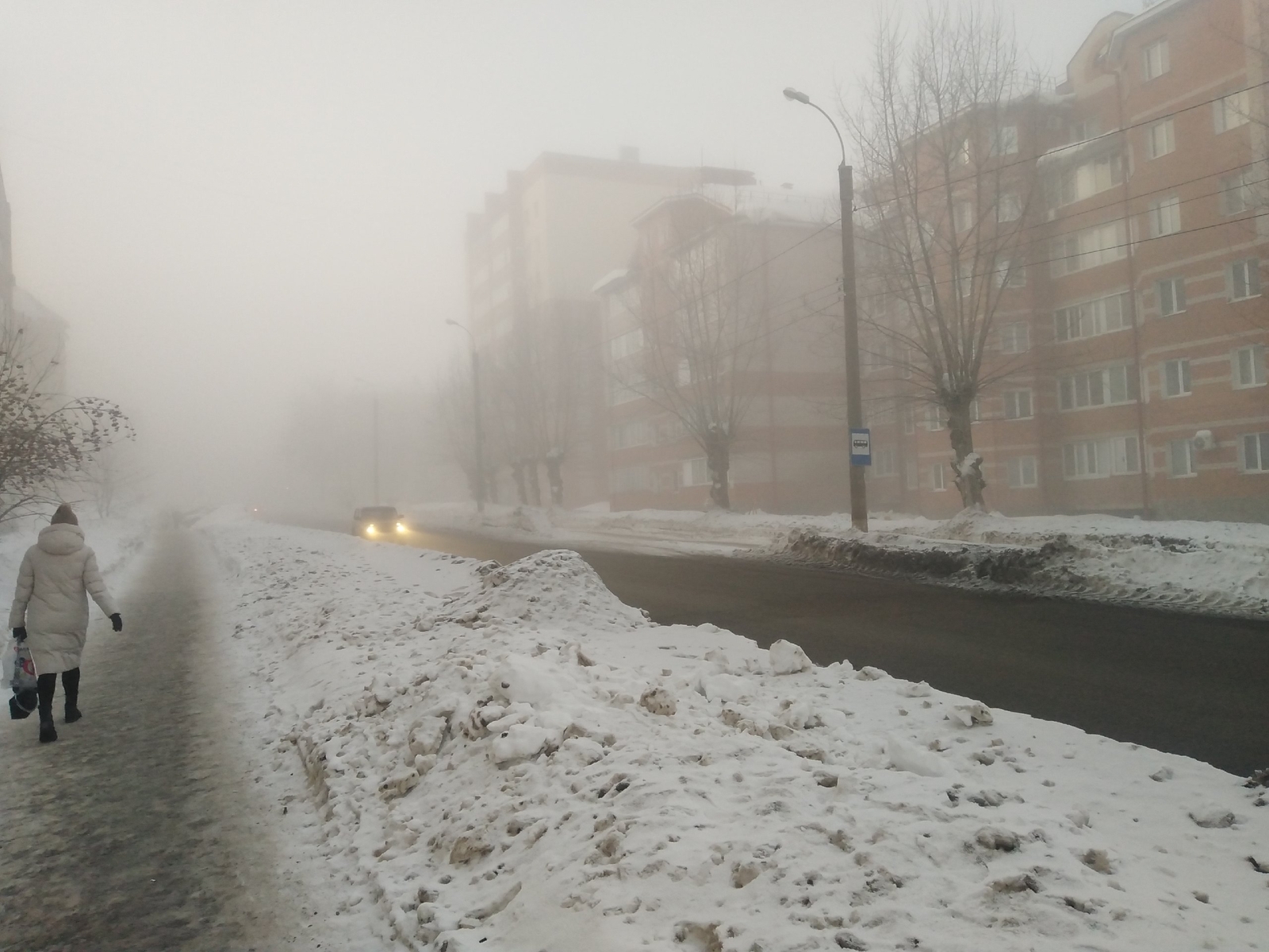 Туман над Башкирией: видимость резко падает, будьте осторожны!