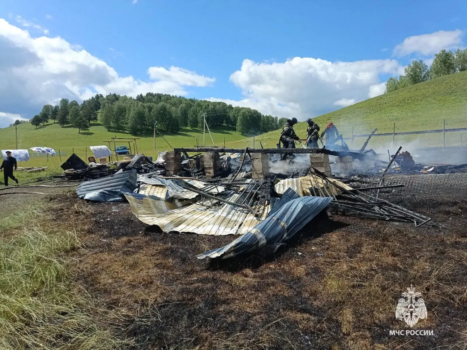 Трагедия в Башкирии: трое детей погибли при пожаре