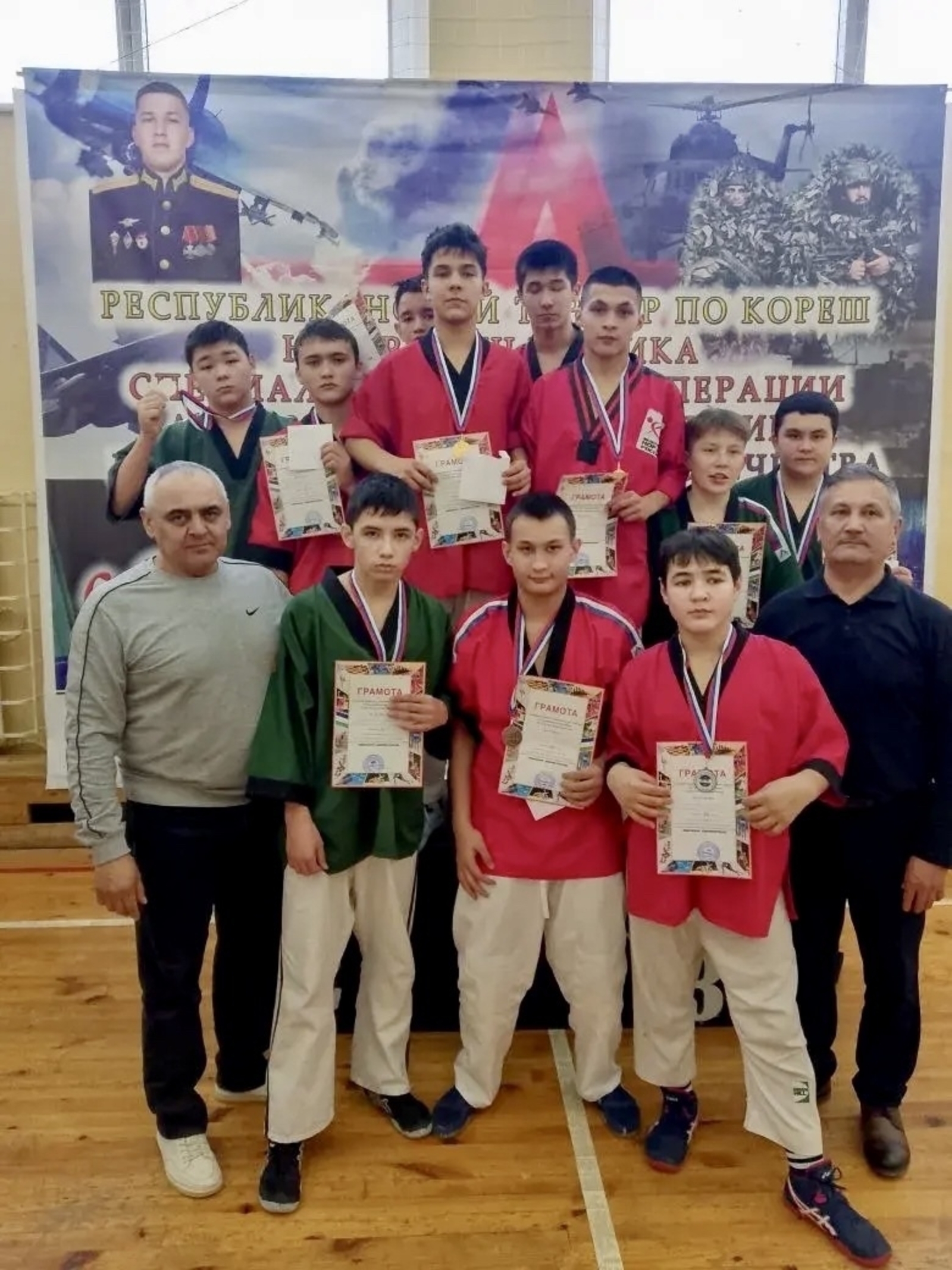 Борцы из Кумертау выступили на республиканском кубке по борьбе куреш