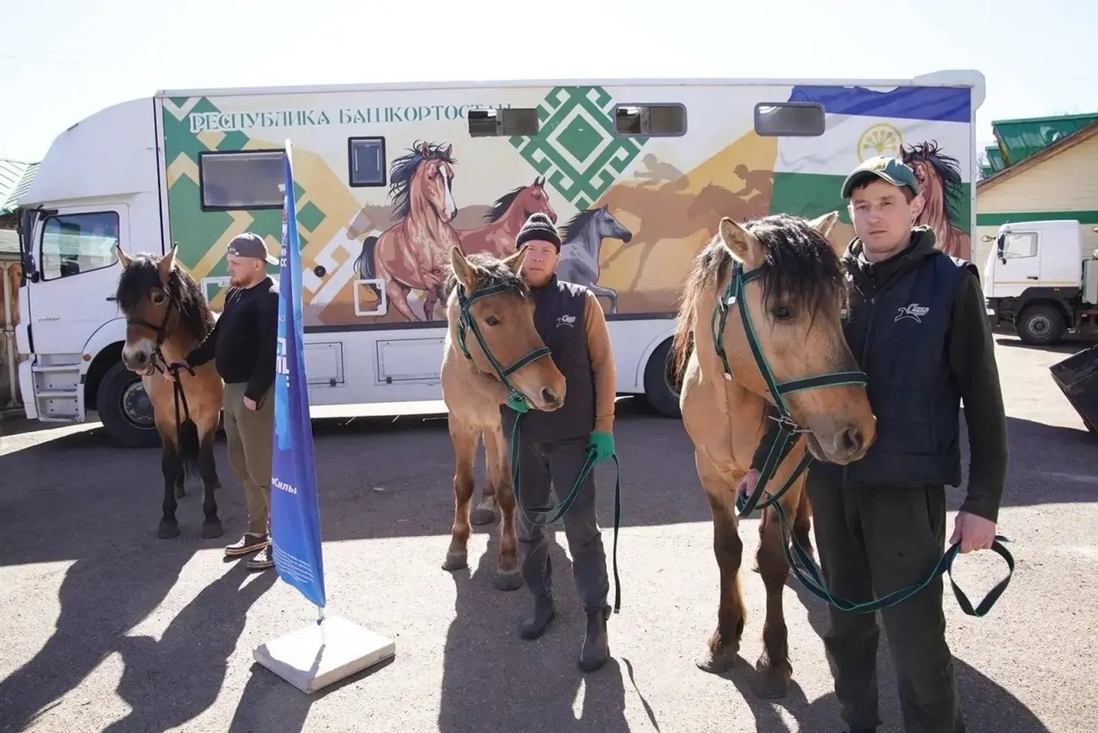 Необычный гумконвой: из Уфы в зону СВО отправили башкирских лошадей