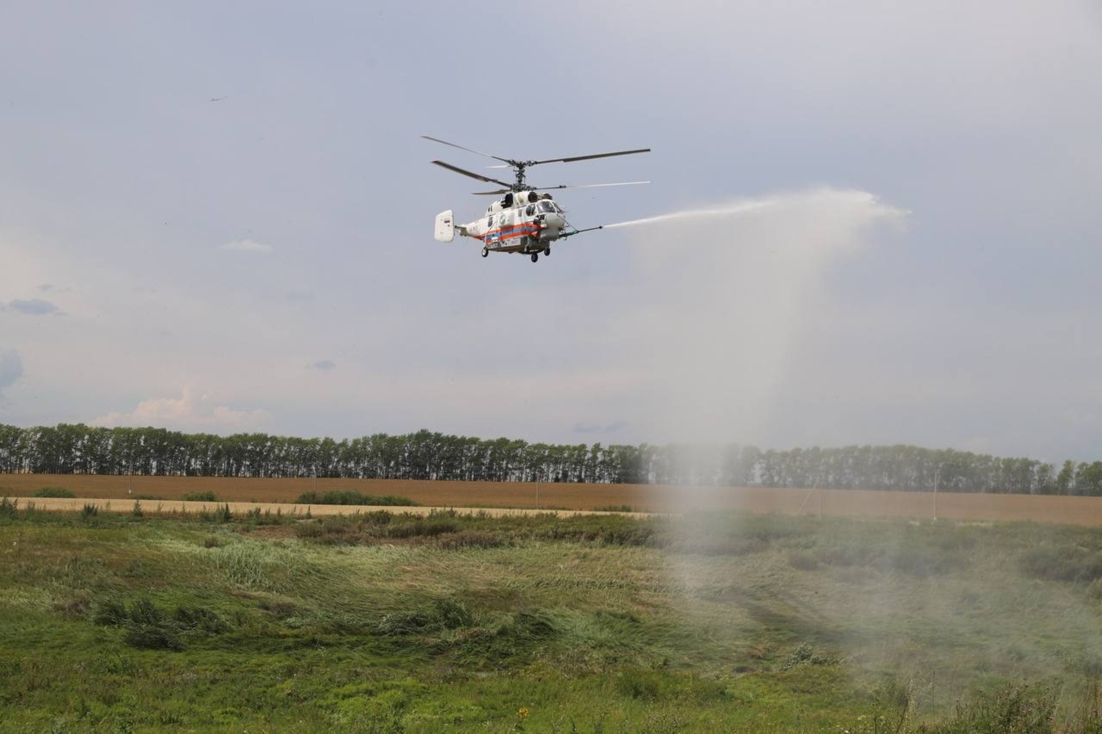В Башкирии прошли учения с применением спасательного вертолёта