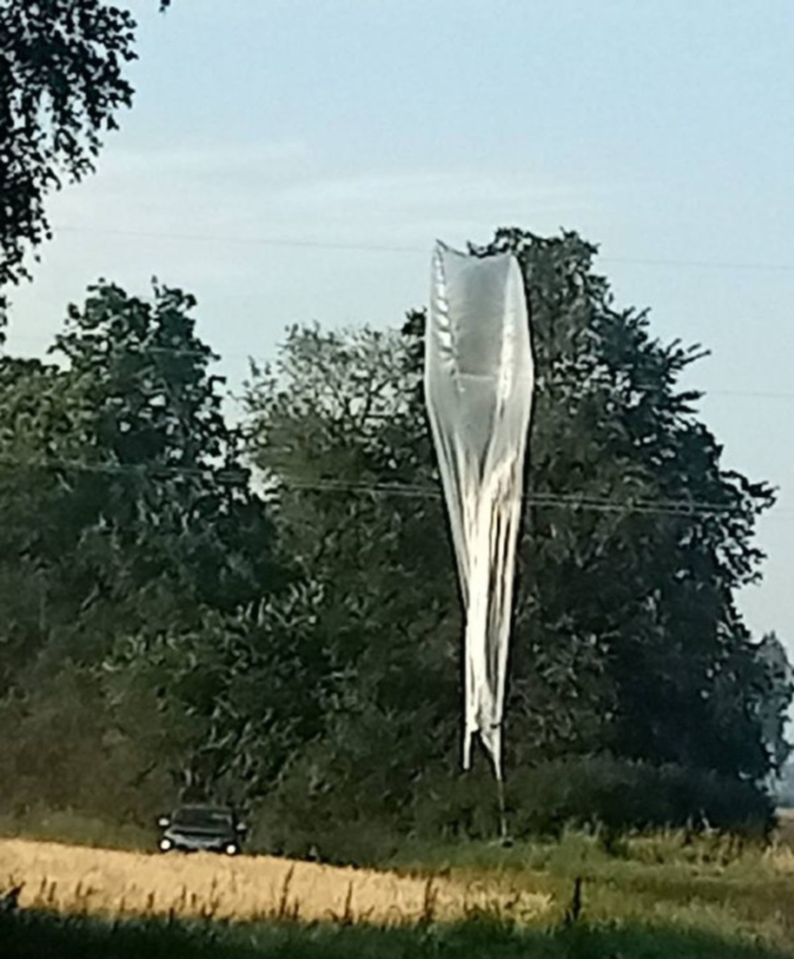 Неопознанный воздушный объект приземлился в башкирском селе Сафарово