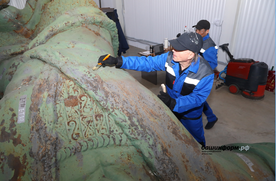 Реставрация памятника Салавату Юлаеву в Уфе: ход работ и планы