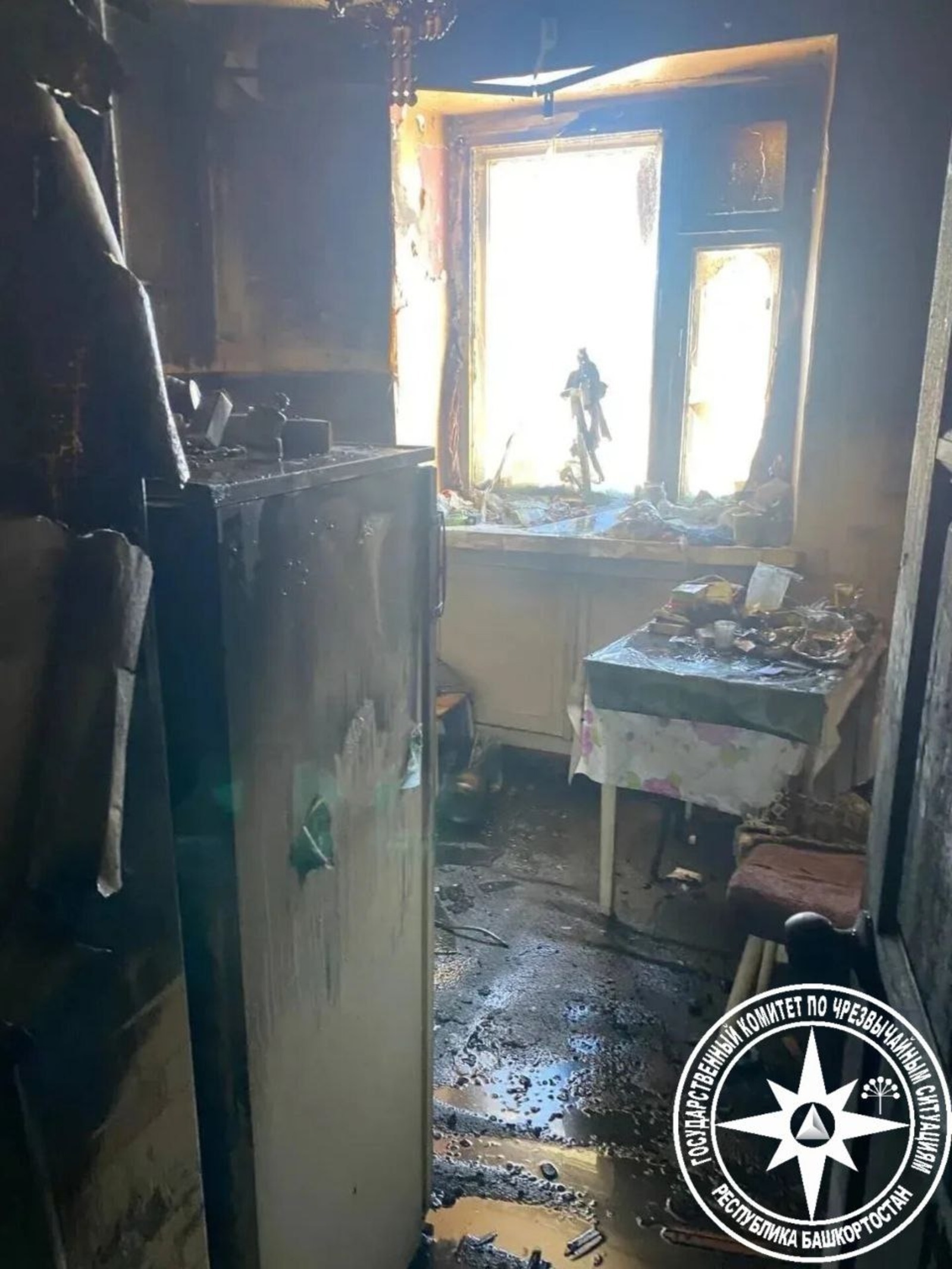 Пожар в Башкирии: пострадали три человека