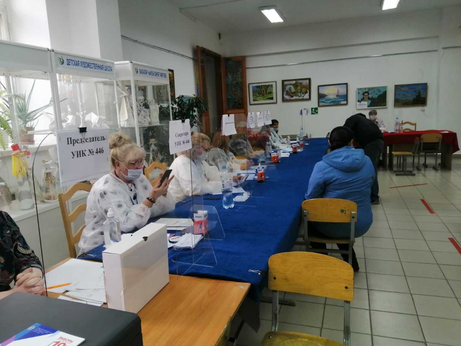 Председатель ЦИК РБ и председатель ТИК Кумертау озвучили данные по количеству проголосовавших