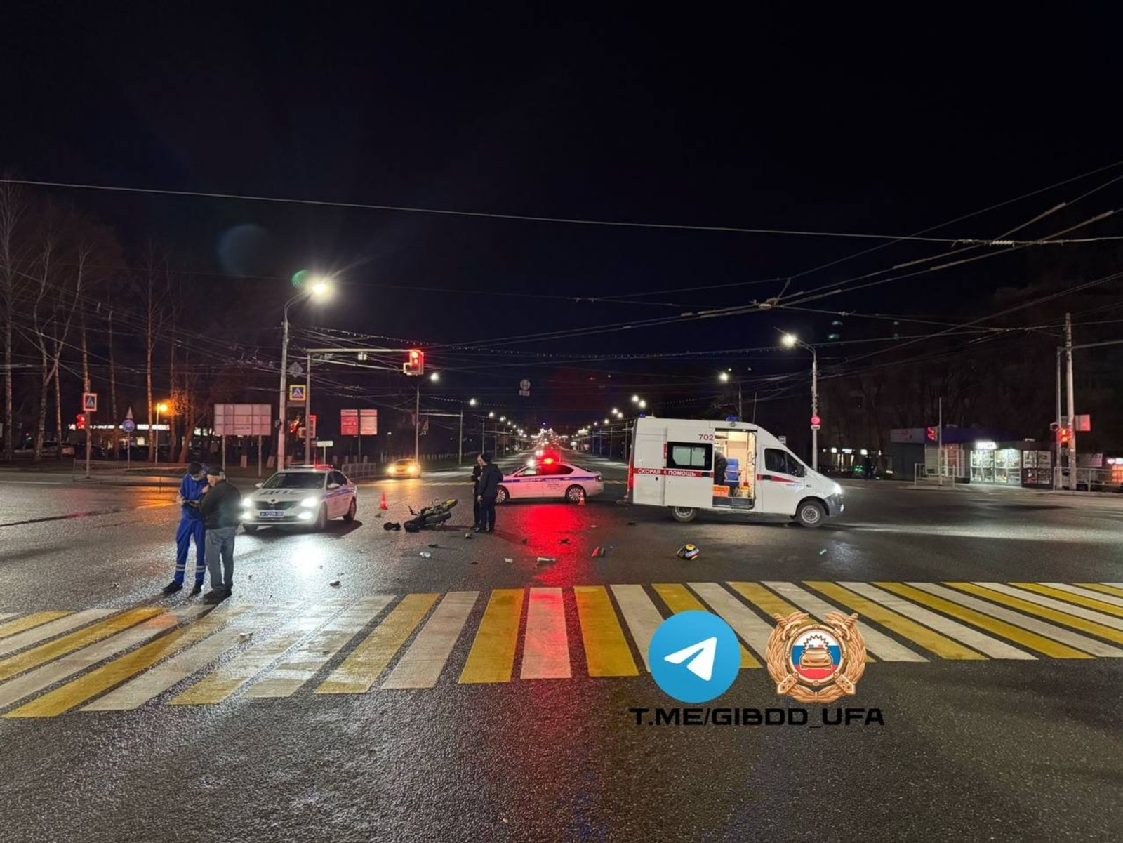 В Башкирии 17-летний мотоциклист угодил в ДТП