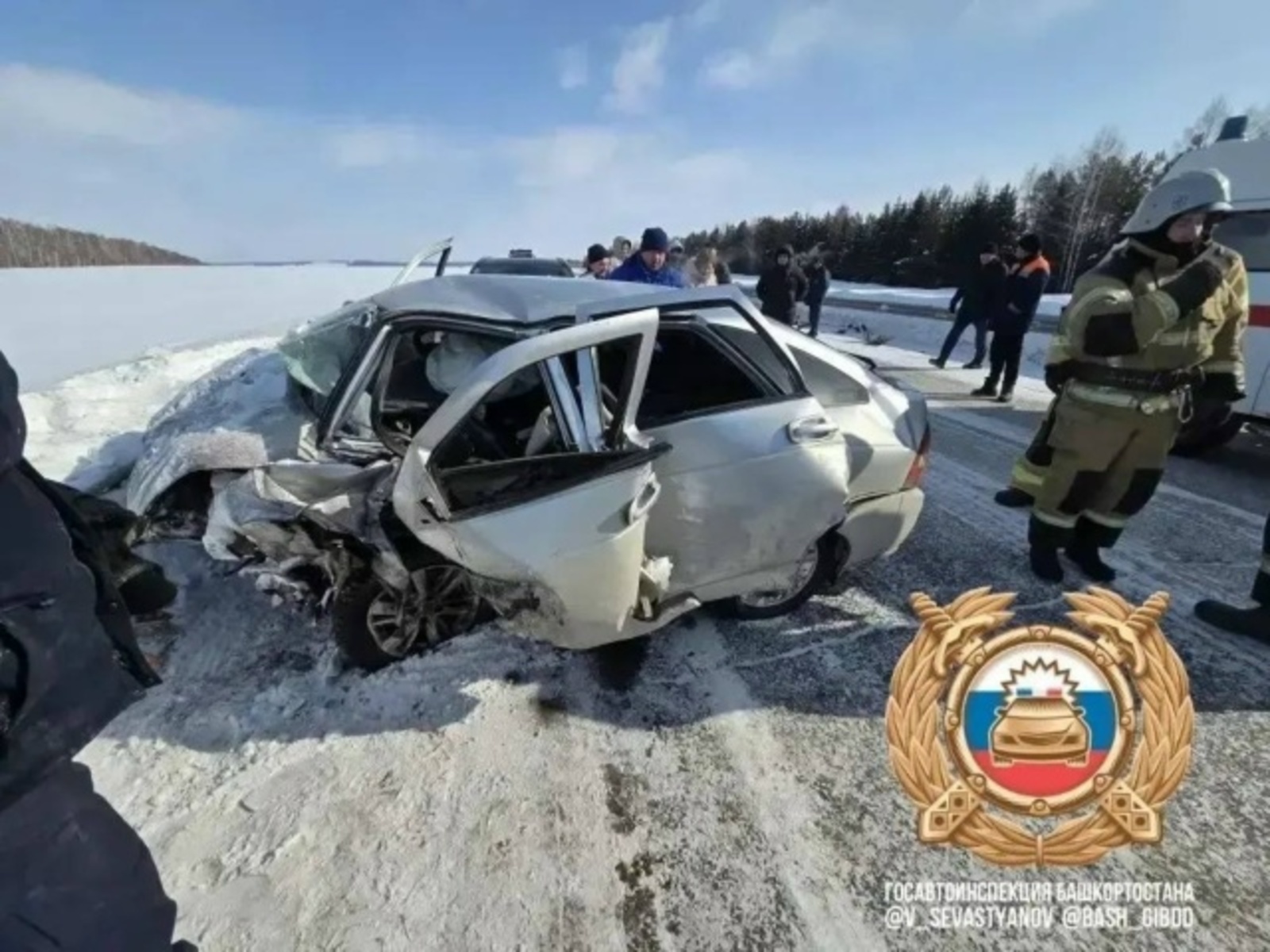 Трагедия в Башкирии: лобовое столкновение на трассе унесло жизни пятерых