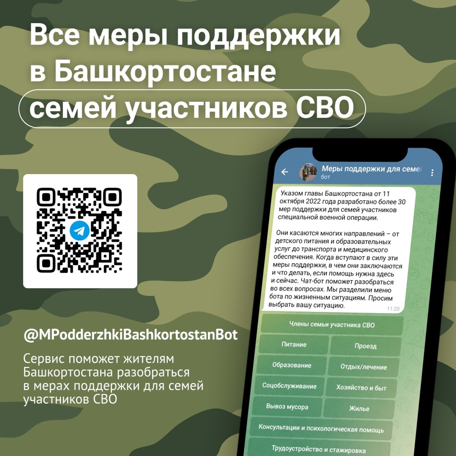 Башкирия: цифровая поддержка участников СВО и их семей