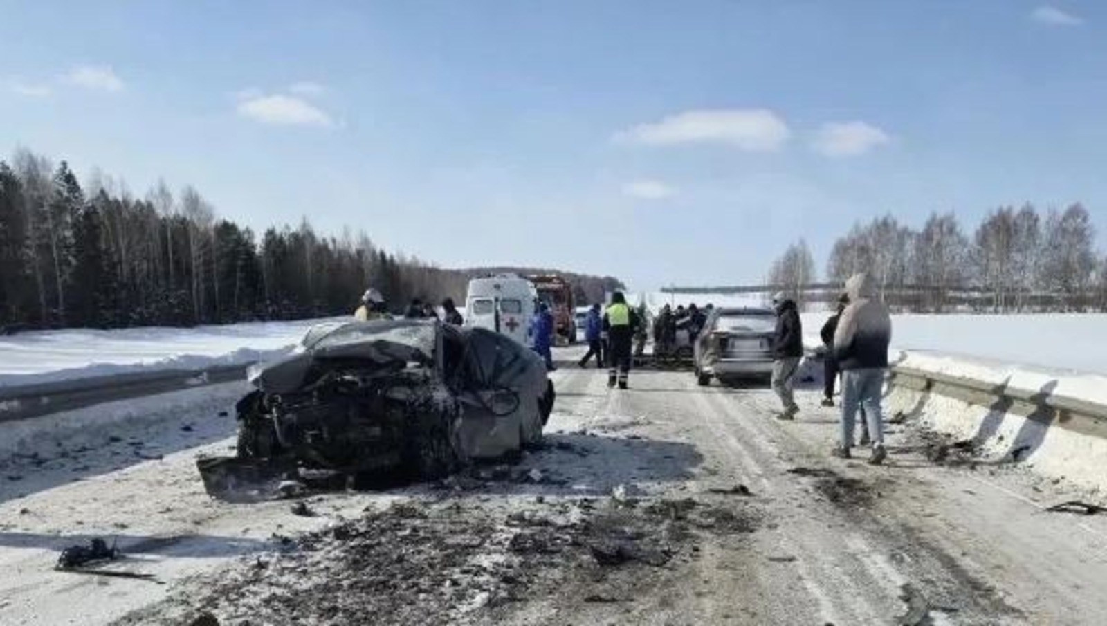 Пять человек погибли в страшном ДТП в Башкирии на трассе Бирск–Тастуба–Сатка