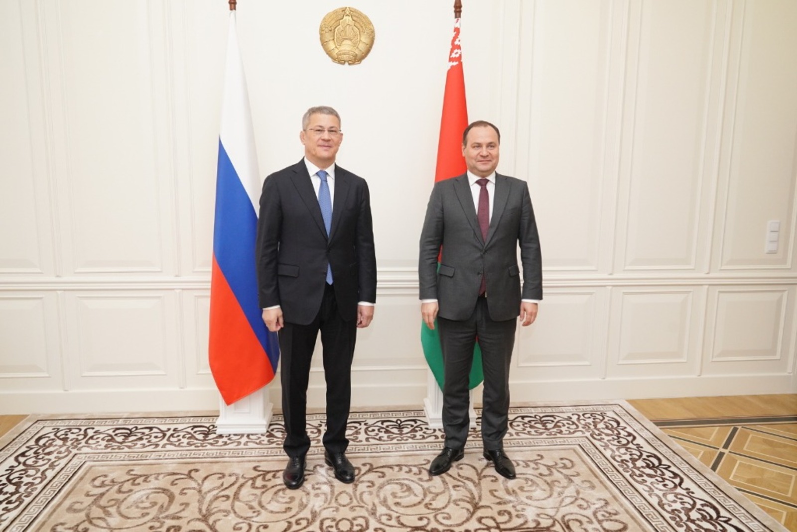 Рабочая встреча главы Башкортостана с премьер-министром Беларуси Романом Головченко