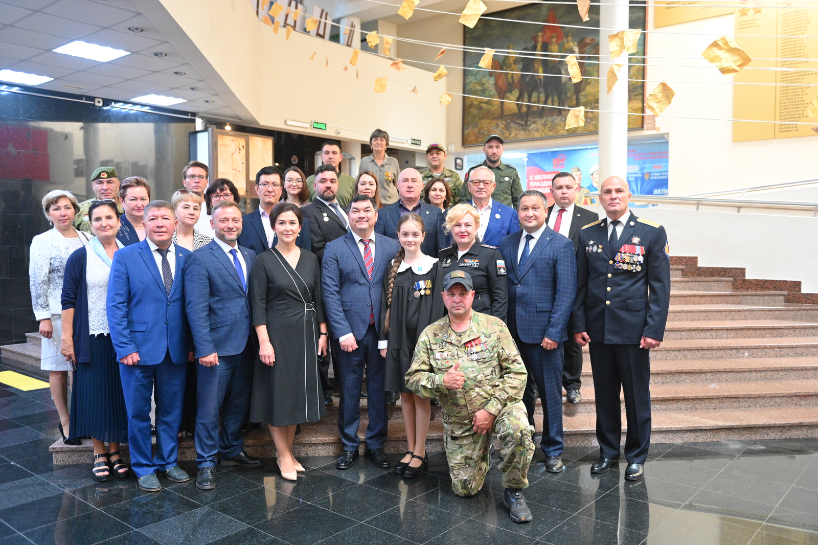 Глава Башкирии передал картину бойца Музею Боевой Славы