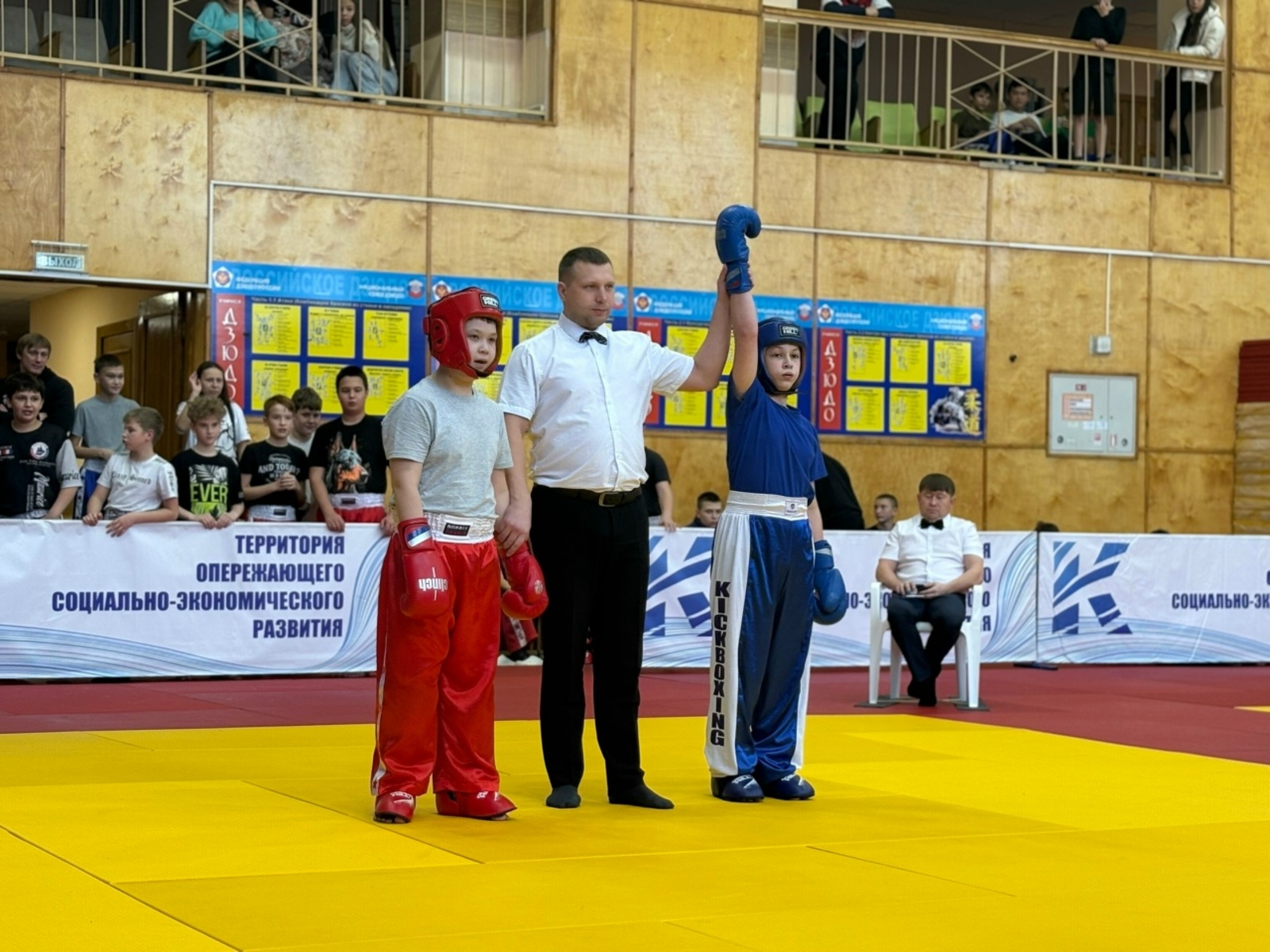 В Башкирии разгорелась битва юных кикбоксеров