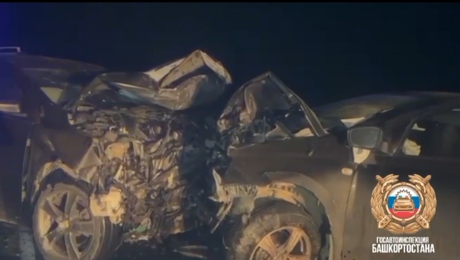 В Башкирии в результате лобового столкновения погиб мужчина