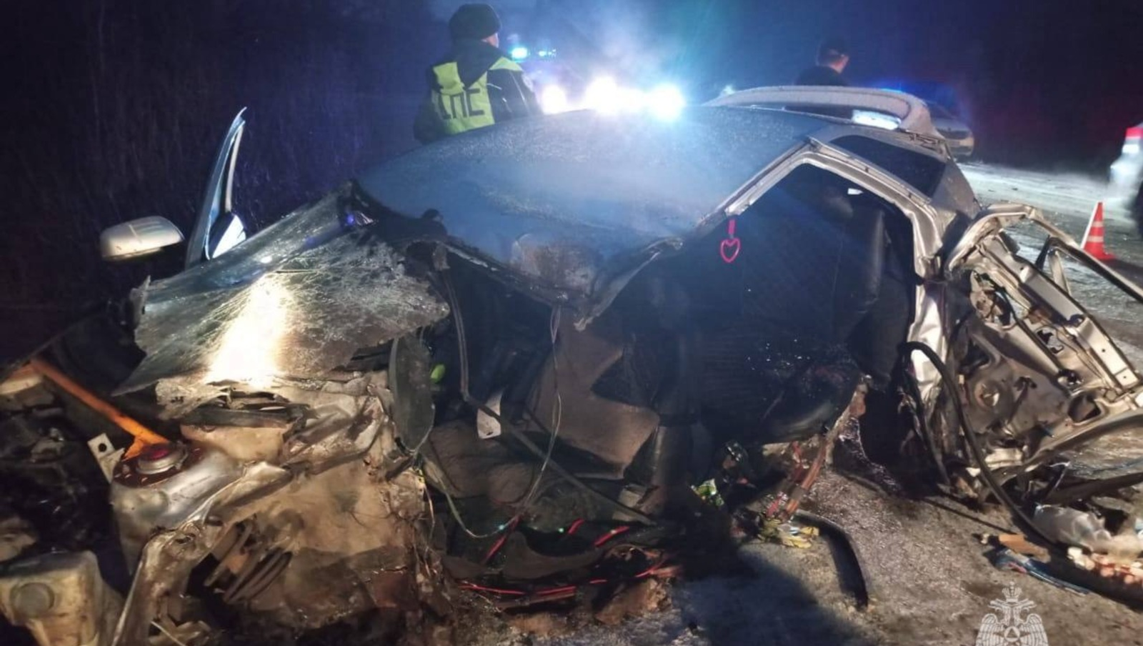 В Башкирии авария унесла жизнь водителя, пострадали дети