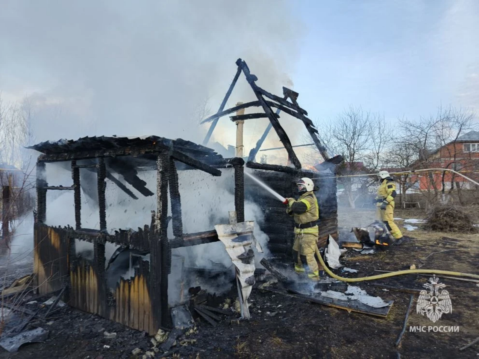 Трагедия в Уфимском районе: в результате пожара погиб мужчина