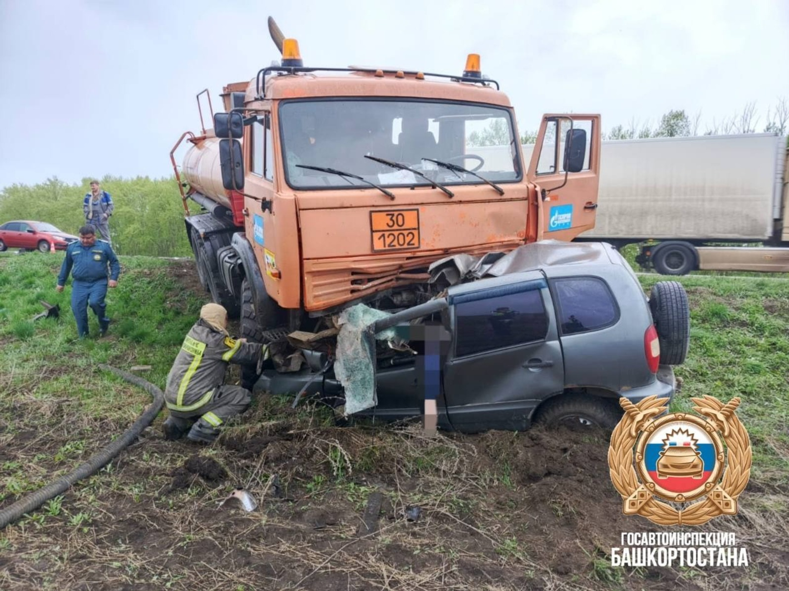 В Башкирии произошло смертельное ДТП с участием «КамАЗа»