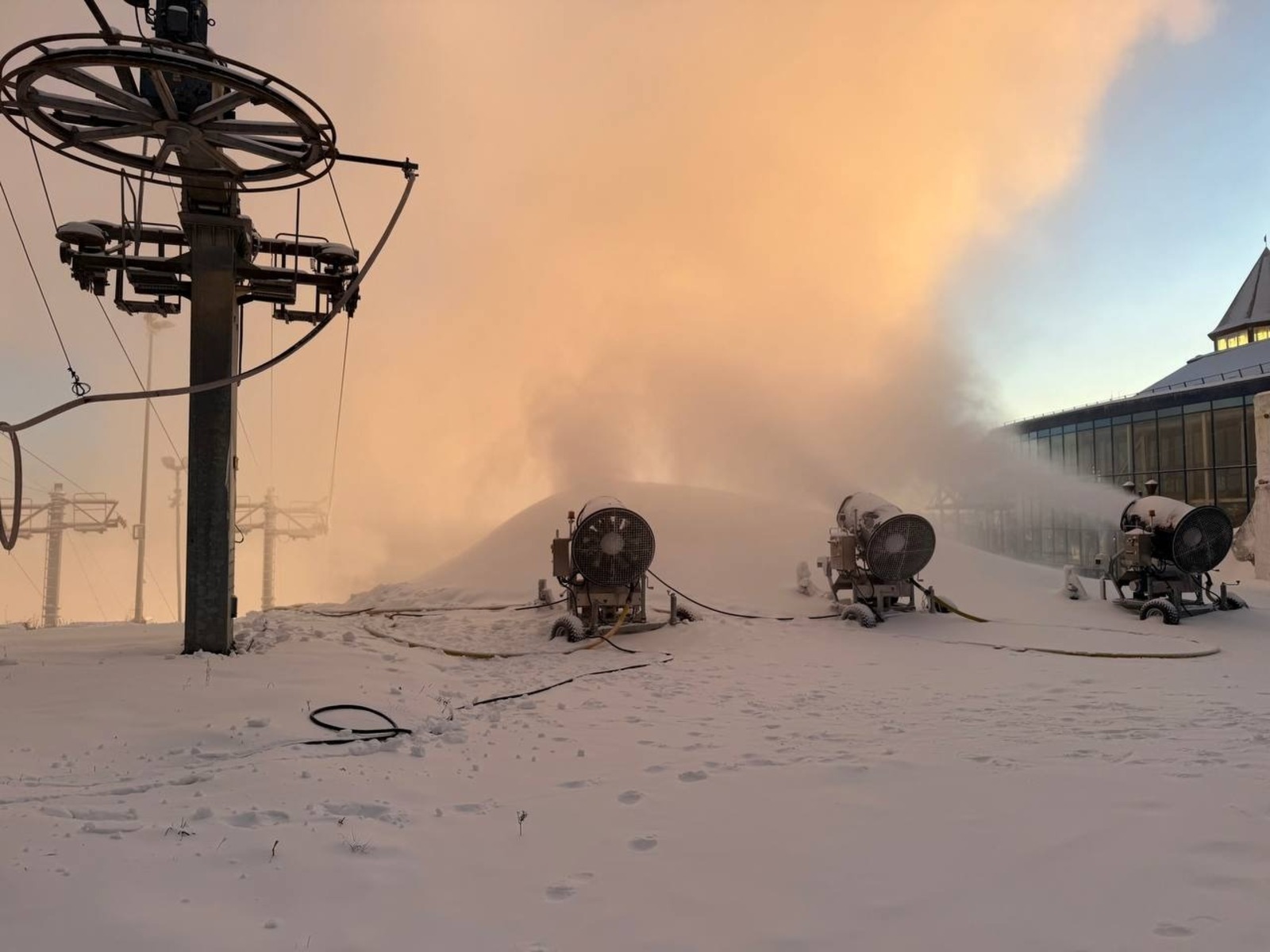 В Башкирии готовят трассу к Спартакиаде СНГ: 40 тысяч тонн искусственного снега