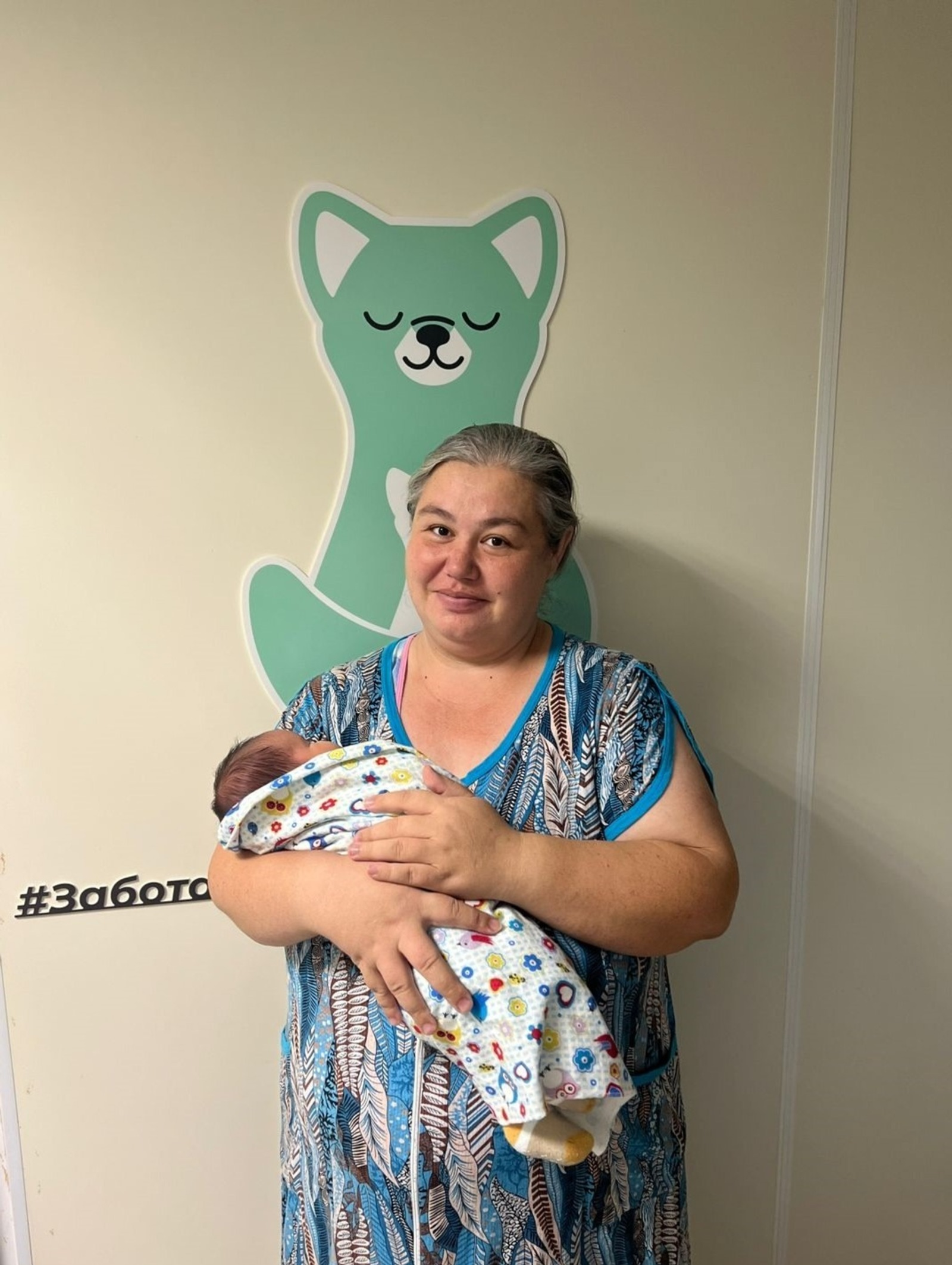 В Башкирии в многодетной семье родился малыш-богатырь