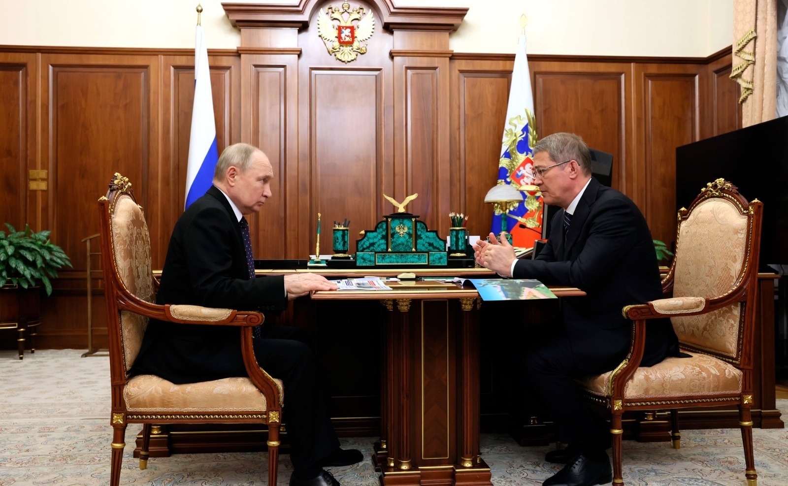 Владимир Путин поддержал выдвижение Главы Башкирии Радия Хабирова на второй срок