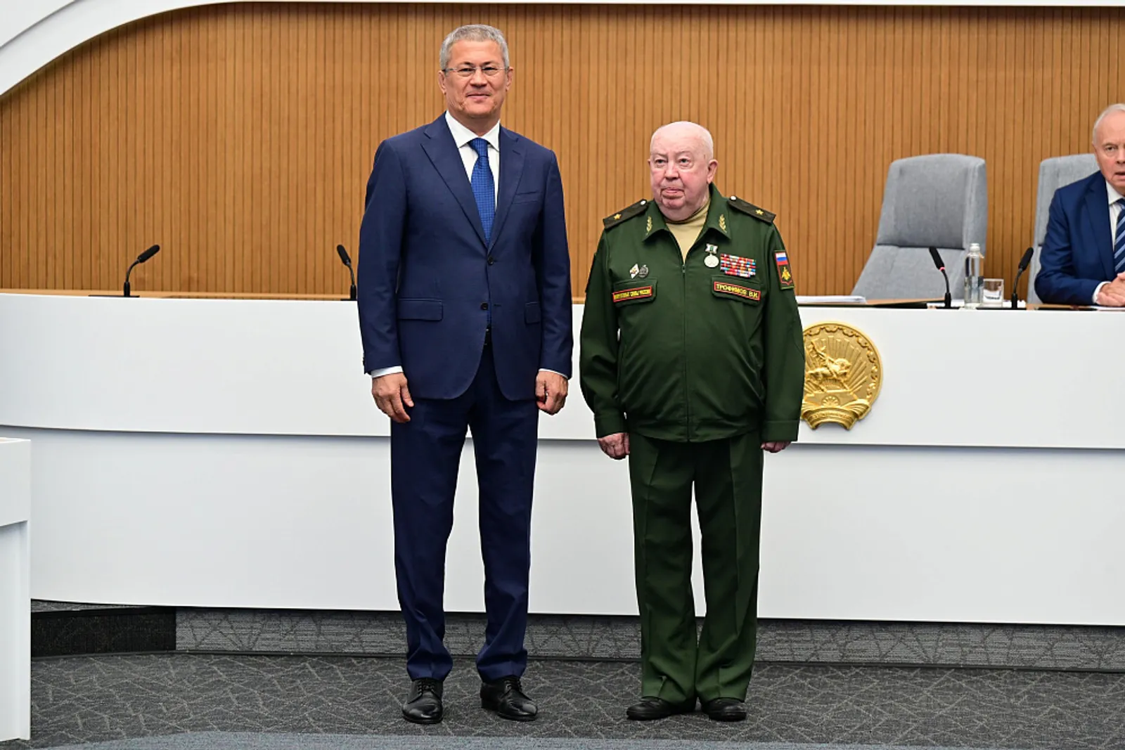 Медаль «За трудовую доблесть» вручили инспектору военкомата