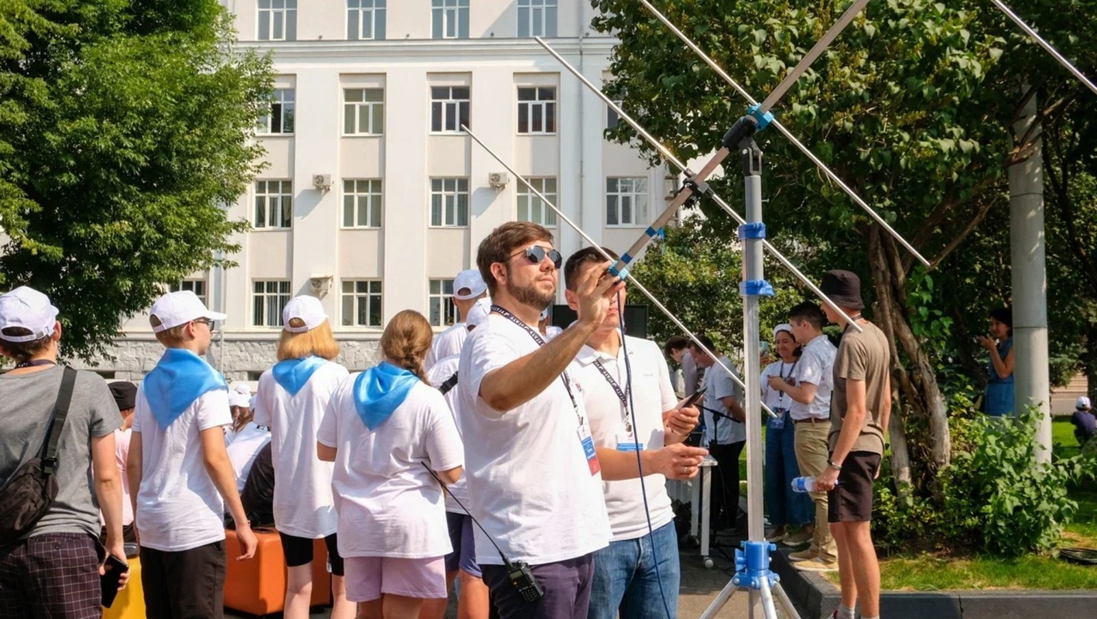 В Башкирии для детей из Донбасса провели сеанс радиосвязи с Международной космической станцией