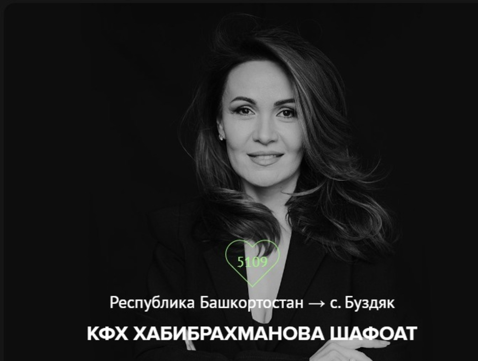 Жительница Башкирии претендует на премию «25 легендарных фермеров России»