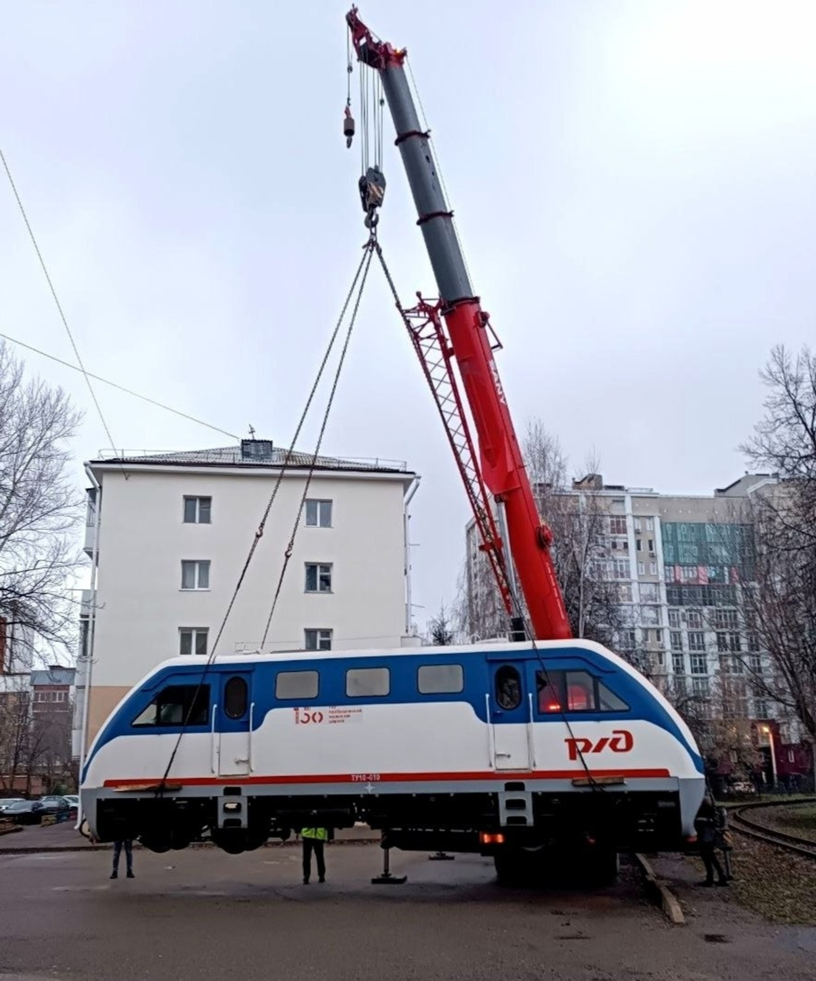 Детский локомотив из Уфы отправили в Калугу