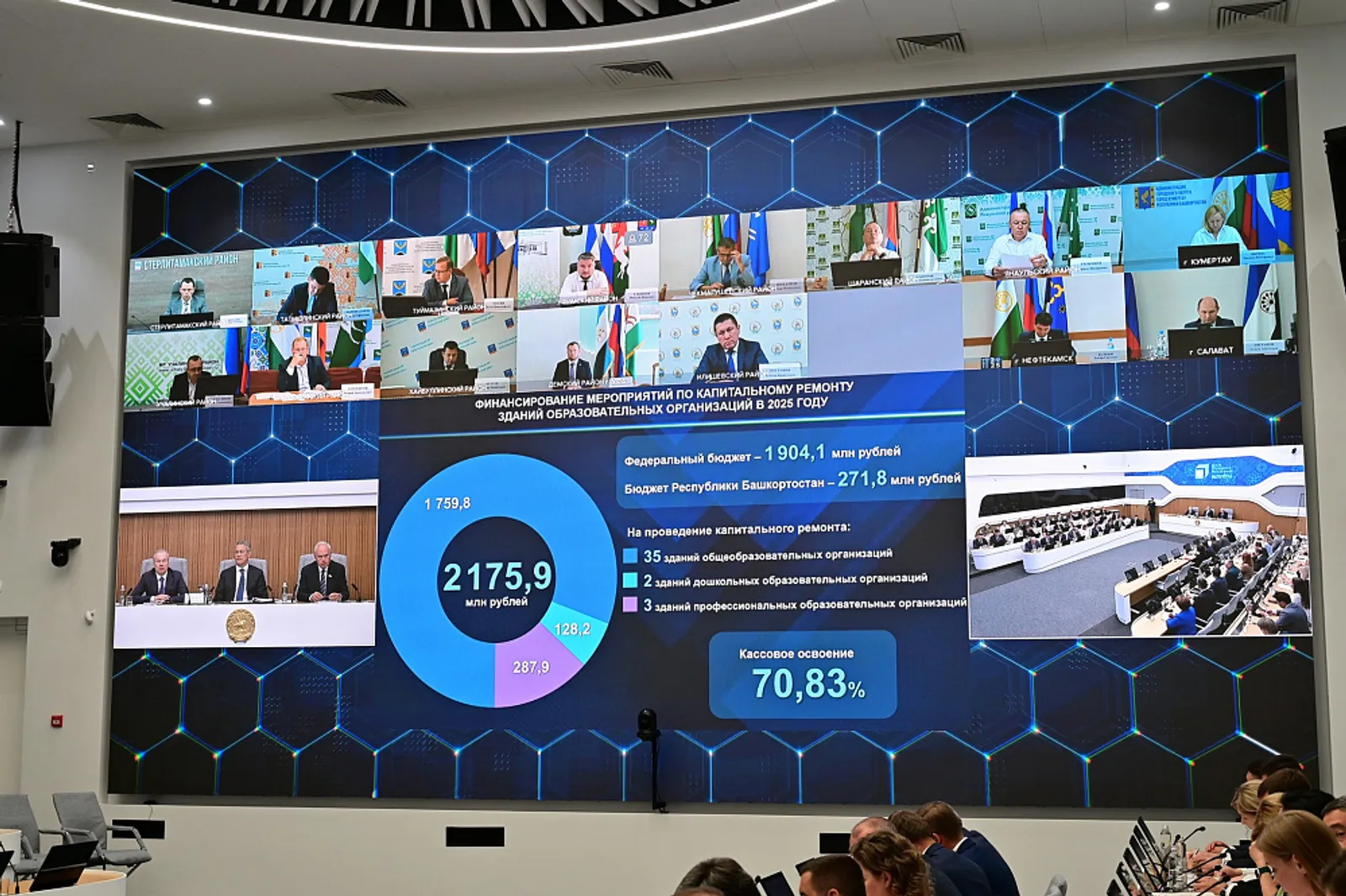 В Правительстве Башкортостана обсудили ход ремонта учебных заведений