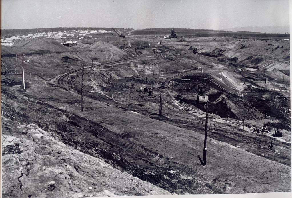 Архивные фотографии Кумертауского (Бабаевского) буроугольного местонахождения